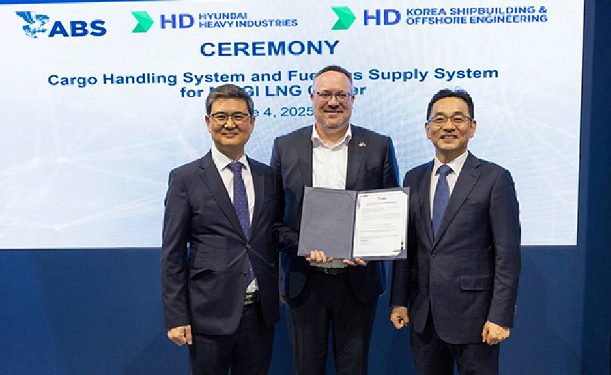 Novel Designs to Manage Boil-Off Gas from HD HHI and HD KSOE Get ABS Approval